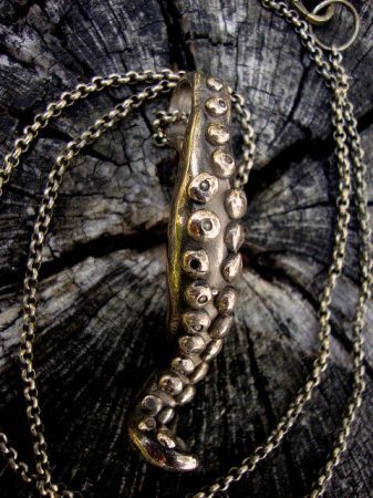 Bronze Tentacle Necklace